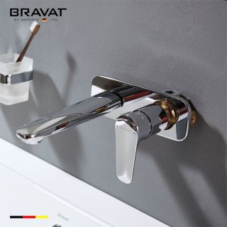 Смеситель Bravat Source P8173218CP-ENG для ванны 1-функц. с изливом